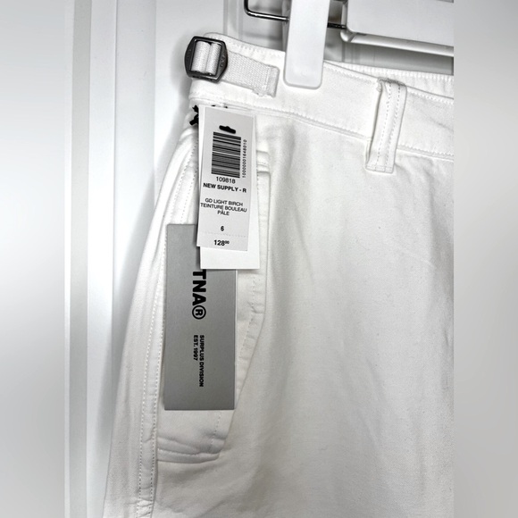 NWT TNA Cargo Pants “New Supply” by Aritzia - GD Light Birch / Off White - Picture 4 of 10